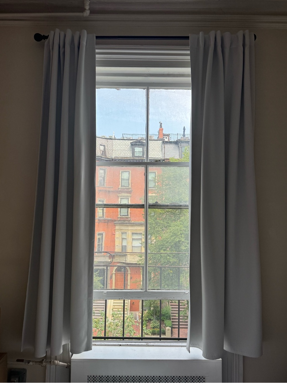 4 Wayfair Faux Linen Room Darkening Curtain Panels - 50” x 88”